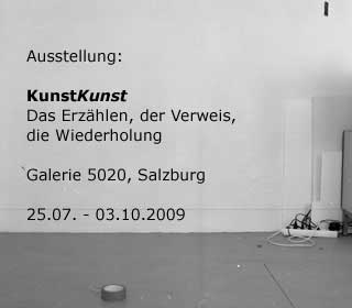 KunstKunst, das Erzählen, der Verweis, die Wiederholung