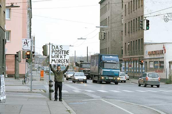 Ausschnitt, DAS POSITIVE WIRKT MORGEN, 2005, Foto: Michael Nagl